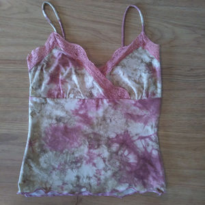 2b Cream & Pink Cami Size Small